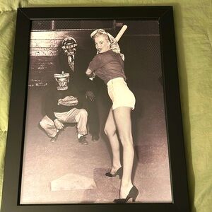 1950s Marilyn Monroe baseball